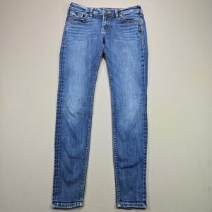 Silver Jeans Co Suki Skinny Women Curvy Mid Rise Stretch Blue Denim W29 L31